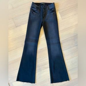 NEVER WORN Just Black High Waisted flare jeans